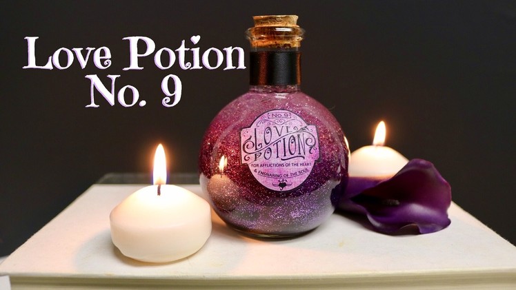 Love Potion No. 9 : DIY Potion Bottle : Potion Prop (Harry Potter Inspired)