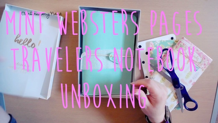 Mint Websters Pages Travelers Notebook | How to Set up Notebooks in Travelers Notebook