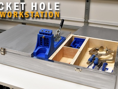 Pocket Hole Jig Workstation With Storage
