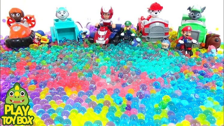 StressBall Orbeez DIY Mario Run Pokemon Peppa Pig Poli Surprise Eggs Play Doh Learn Colors