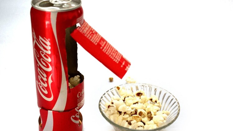 Turn an Aluminum Can Into a DIY Popcorn Popper
