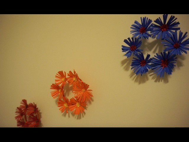 Wall Decor with Paper Flower and Bangles