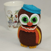 Wise Owl Crochet Amigurumi PDF Pattern