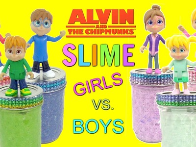 ALVINNN!!! Alvin and the Chipmunks vs. Chipettes, DIY Do it Yourself Glitter Slime Recipe