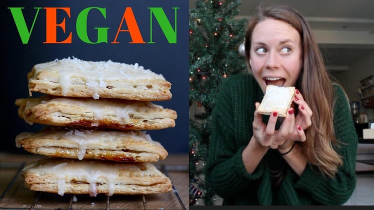 CHRISTMAS RECIPE COLLABORATION! | Homemade Vegan Pop Tart Recipe!
