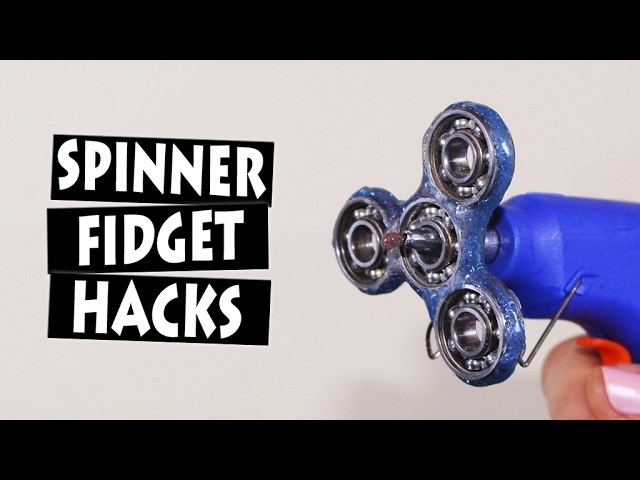 DIY Hand Spinner Fidget Toy LIFE HACKS