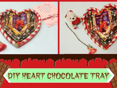 DIY HEART CHOCOLATE TRAY | VALENTINE GIFT IDEAS | CHOCOLATE GIFT PACKING | CRAFTY ZILLA