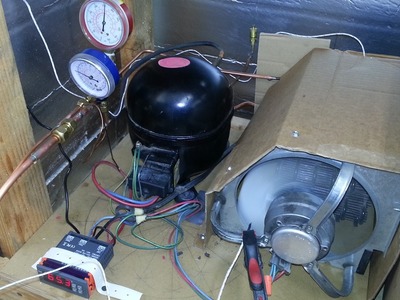 DIY Heat Pump from an old Fridge