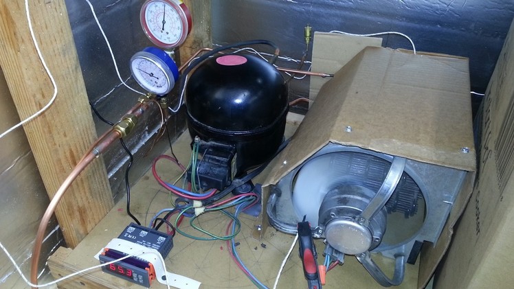 DIY Heat Pump from an old Fridge
