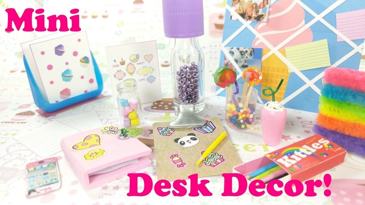 DIY Miniature Folders, Colored Pencils, Cases, & More - Desk Decor