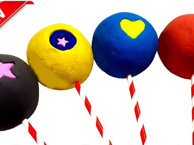 DIY Play-Doh Surprising Big Lollipops with Toy Inside Surprise Egg