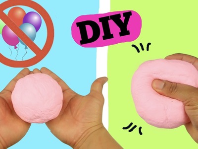 DIY SLIME STRESS BALL WITHOUT BALLOON! VERY EASY TO MAKE!