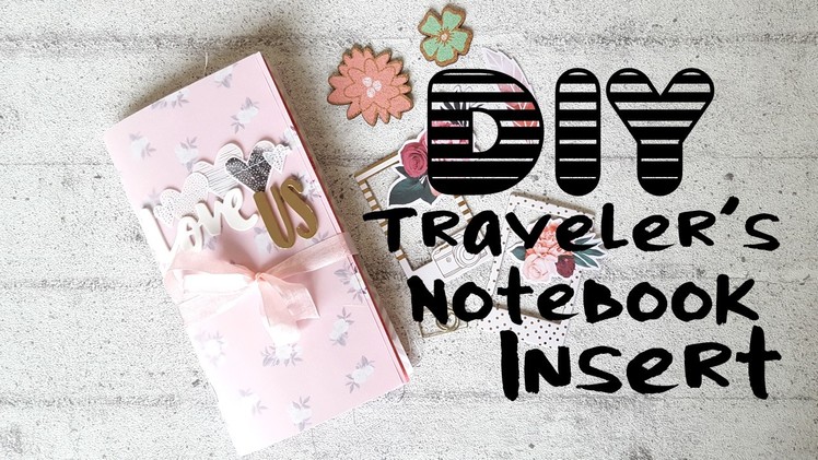 DIY Traveler's Notebook insert. Mini Album- Hip Kit Club January 2017