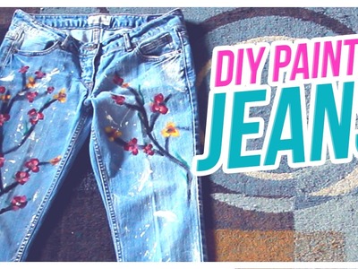 Do It, Gurl – DIY Painted Jeans