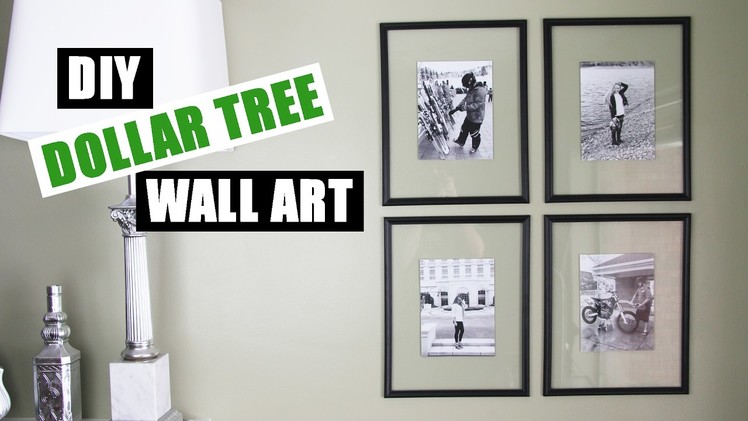 DOLLAR TREE DIY Floating Frame Art | Dollar Store DIY Gallery Wall Art | Cheap DIY Wall Art Decor