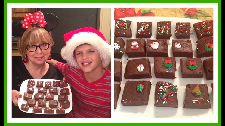 EASY MICROWAVE CHRISTMAS FUDGE