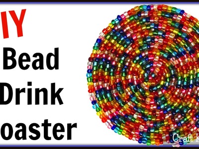 Glam Bead Drink Coaster | Easy DIY Project | Another Coaster Friday | Craft Klatch | How To