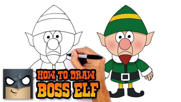 How to Draw Boss Elf | Christmas Drawing Lesson