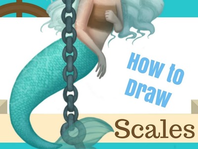 HOW TO DRAW MERMAID SCALES