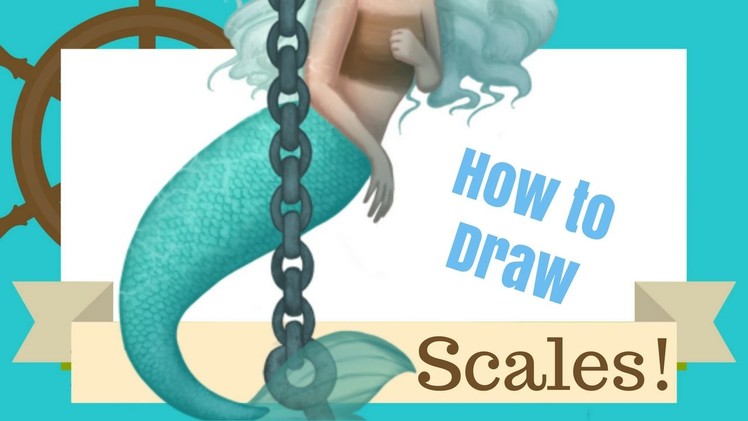 HOW TO DRAW MERMAID SCALES