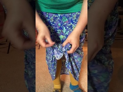 How to knot the LuLaRoe Maxi skirt