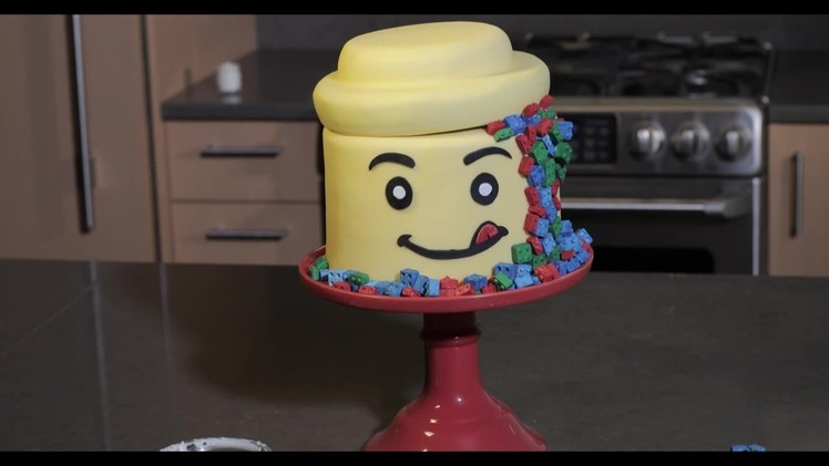 How to make a Lego Head Cake