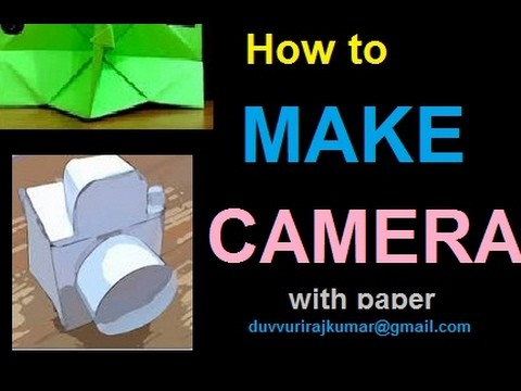How to make a Paper Camera (Tutorial) - Paper Friends 18A | for Kids #
