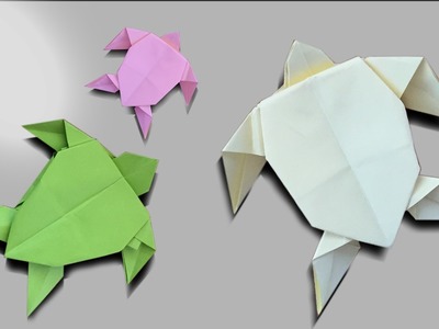 How To Make an Easy Origami Turtle | Easy Paper Origami Turtle Tutorial | Origami VTL