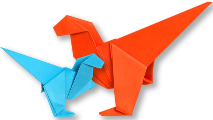 How To Make an Origami Dinosaur Step by Step | Paper Easy Dinosaur Tutorial | Origami VTL