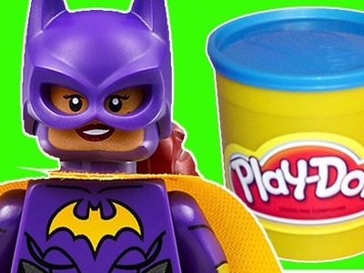 How To Make Lego Batgirl from Play Doh! The Lego Batman Movie Play-Doh Craft | 