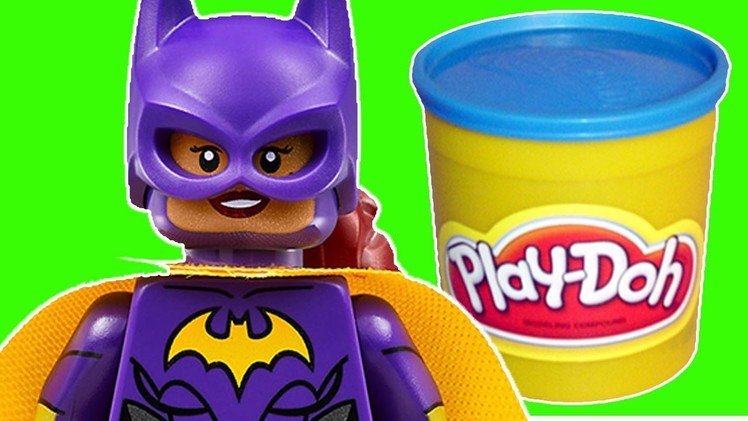 How To Make Lego Batgirl from Play Doh! The Lego Batman Movie Play-Doh Craft | 
