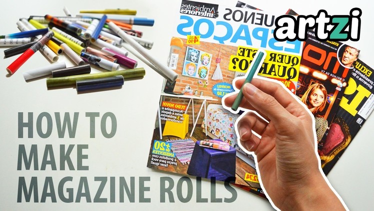 How to Make Magazine Rolls