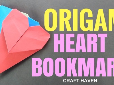 How To Make Origami Heart Bookmark ♥︎ Paper Heart Instructions ♥︎ Simple & Easy Origami Tutorials