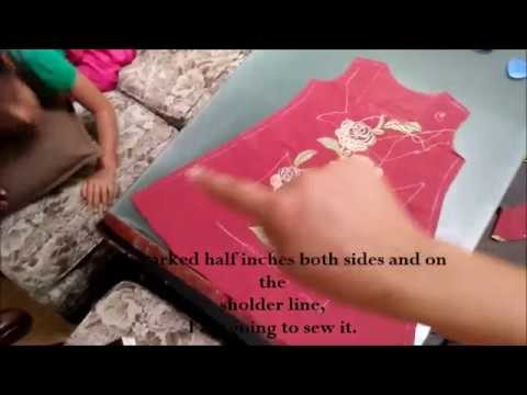How to sew an easy dress for little girl