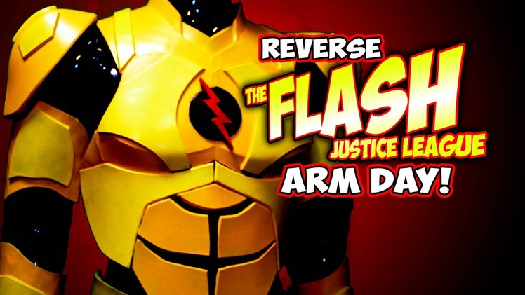 Justice League Flash Costume how to DiY Arm pt3