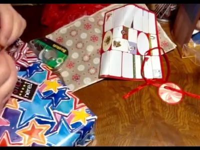 Merry Christmas‼️ Gift Wrapping Kids Gifts, Soft Spoken, Crinkling, Scssors, Tape, Chewing Gum ASMR