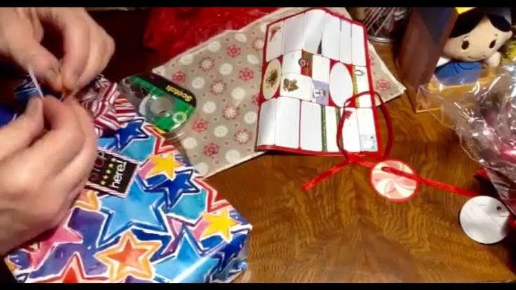 Merry Christmas‼️ Gift Wrapping Kids Gifts, Soft Spoken, Crinkling, Scssors, Tape, Chewing Gum ASMR