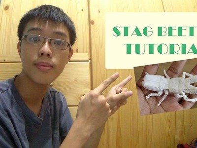 Origami Stag Beetle Tutorial ( Carlson Choo Origami )