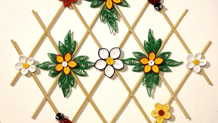 Paper Quilling DIY Wall Decor - Quilling Paper Hanging for DIY Room Decor