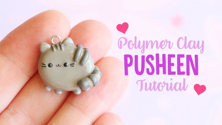 Simple Pusheen (Flat Back)│Polymer Clay Tutorial