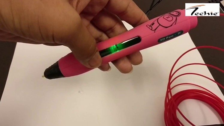 Techie  3D pen : How To Use a 3D Pen