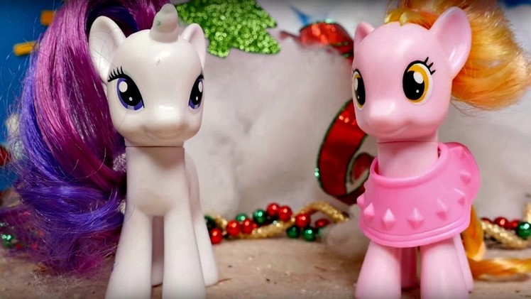 Toys and videos for kids. My little pony Rarity gets sick. Christmas video on #GirlsTToyZZ.