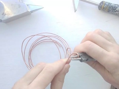Wire wrapped clasp for pendant - diy project