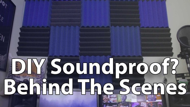 $30 DIY Sound Proofing. DIY Sound Treatment Behind Scenes! Safe, Free, Quick Install in Apartment!
