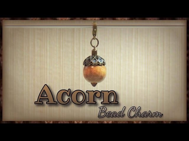 Acorn Bead Charm