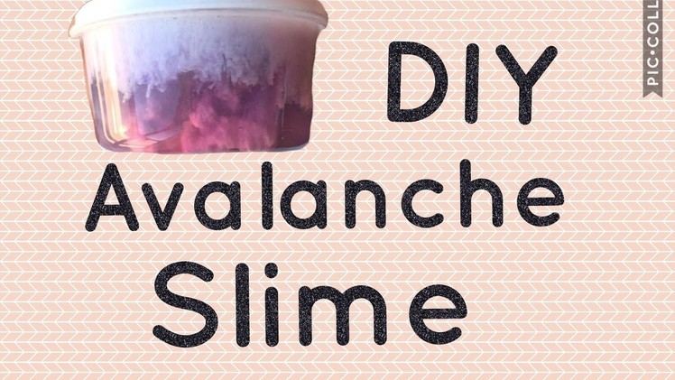 ♥DIY Avalanche Slime♥