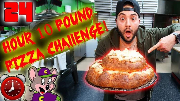 DIY GIANT PIZZA . 24 HOUR OVERNIGHT CHALLENGE IN A PIZZA STORE! PIZZA STORE FORT CHALLENGE!