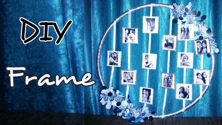 DIY | Hula Hoop Photo Frame | Wall Art | Wall Hanging Decorative with all your Memorable Photos