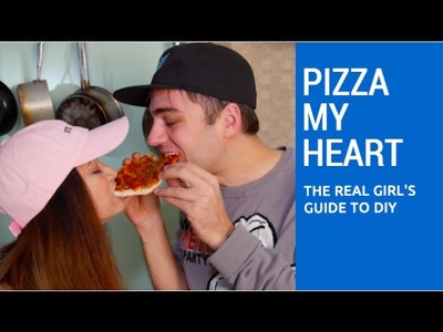 DIY Valentine's Day Dinner - Heart Shaped Pizza