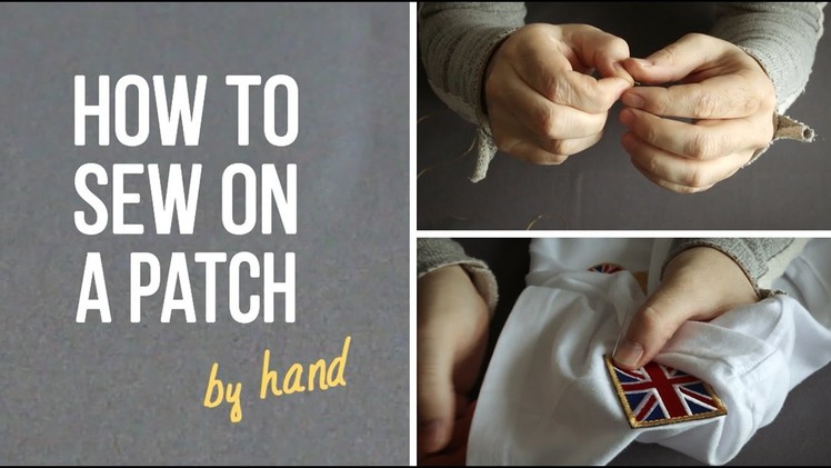 EMBROSOFT – How to sew on a patch (by hand)
